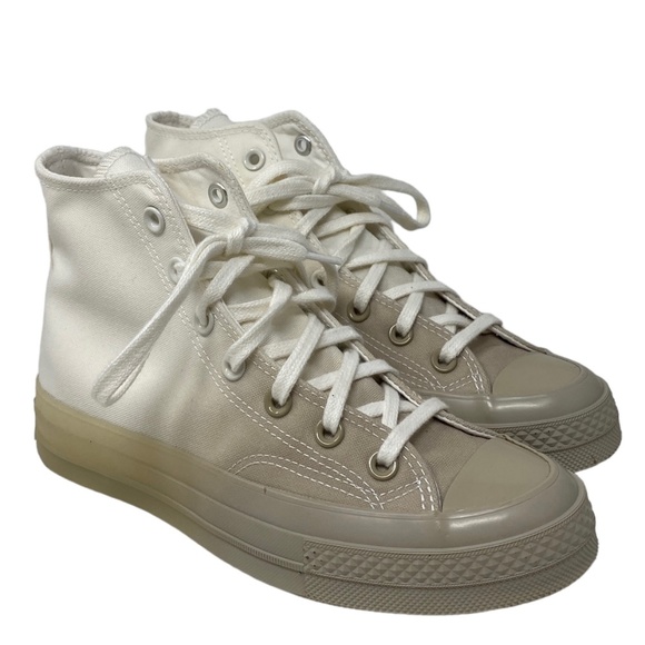Converse Chuck Taylor 70 Shoes High Canvas Beige Ombre For Women Skate AO7086C - Picture 2 of 11